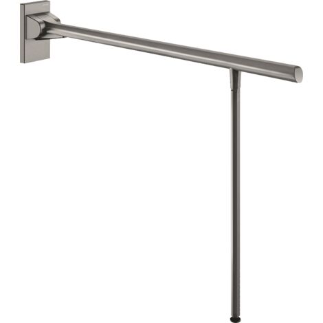 Poignée rabattable de soutien Delabie Be-Line avec pied D42 L.850 en aluminium anthracite