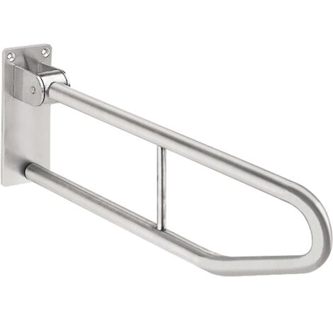 Poignée rabattable de soutien KWC AR, CONTINA, acier inoxydable, 100x250x850 mm