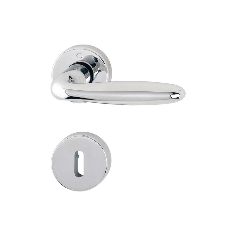 Hoppe - Grille de rosace Verona M151/42KV/42KVS ms F49-R rd.OB din l/r d/d - 2749496