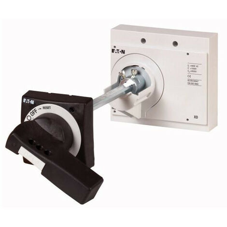 Poignée rotative à commande rompue sur porte à commande rompue sur porte noire max 60mm axe taill EATON NZM4-XTVD-60