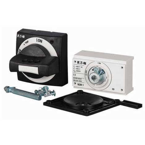 Poignée rotative à commande rompue sur porte noire taille 1 EATON NZM1-XTVD-0