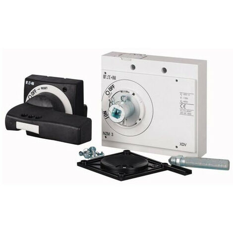Poignée rotative à commande rompue sur porte rouge jaune taille 2 000279401 EATON NZM2 XTVDVR 0