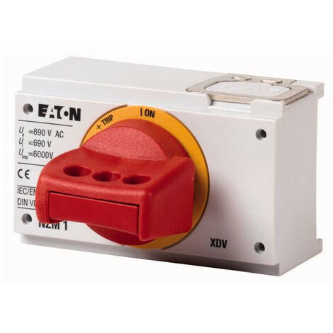 Poignée rotative pour mécanisme inverseur rouge-jaune verrouillable taille 2 EATON NZM2-XDVR