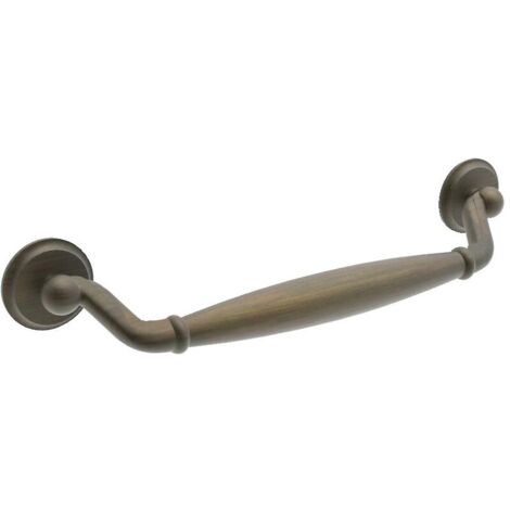 Poignée rustique en zamak 12423 - entraxe 128 - finition bronze - COSMA