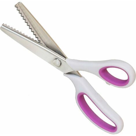 Poignée Souple pour droitiers et gauchers Ciseaux cranteurs Couture, Ciseaux à denteler, ciseau Couture