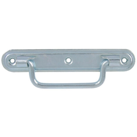 Poignée st Etienne bout rond 140mm zingué blanc JARDINIER MASSARD J529776