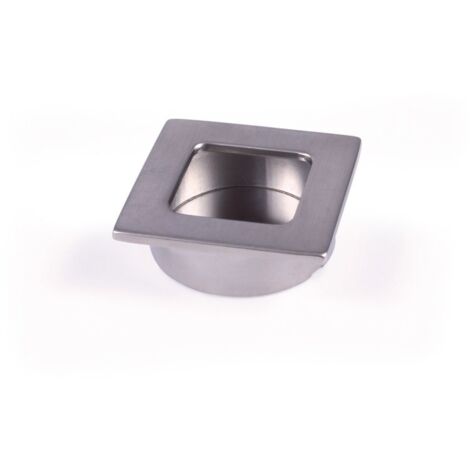 Poignée Stylus 3600 - talla Nickelé brossé. 39x39mm.