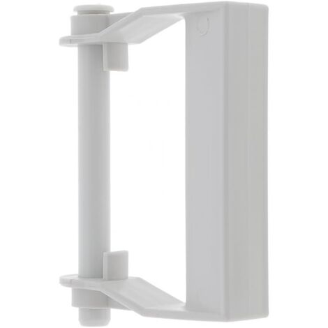 Poignée sur charnière de porte de garage en PVC gris 100 x 67mm Portail Réparation