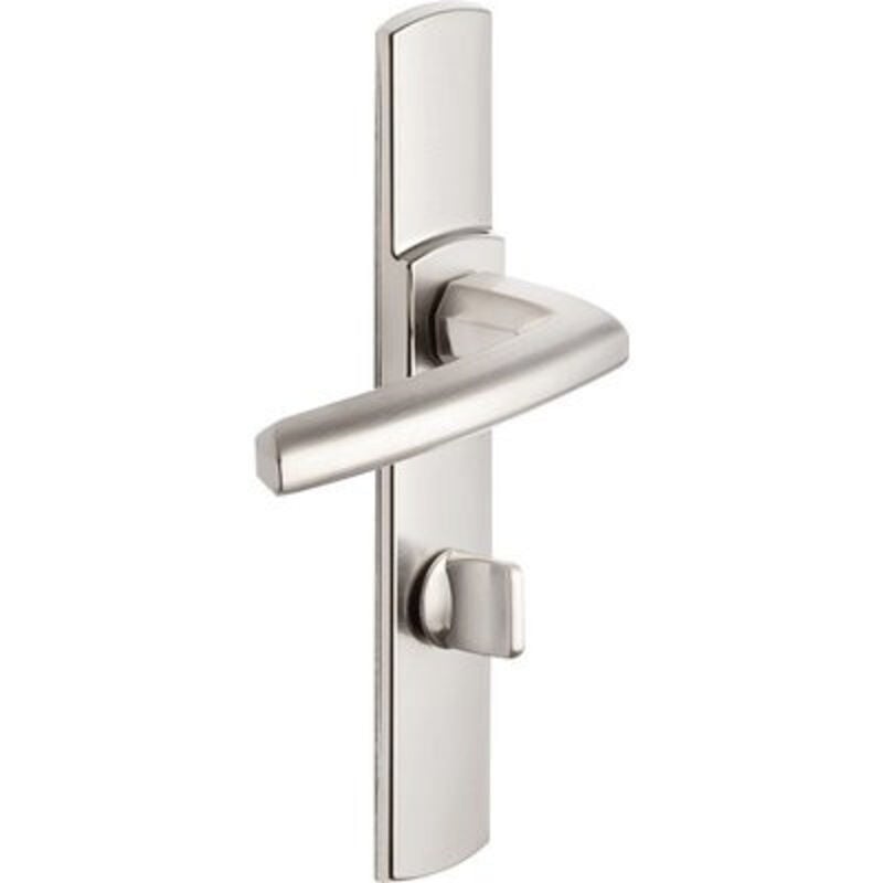 Bezault Sas - Poignée de porte intérieure - Scult - Vachette - Gris - Condamnation - 195 mm