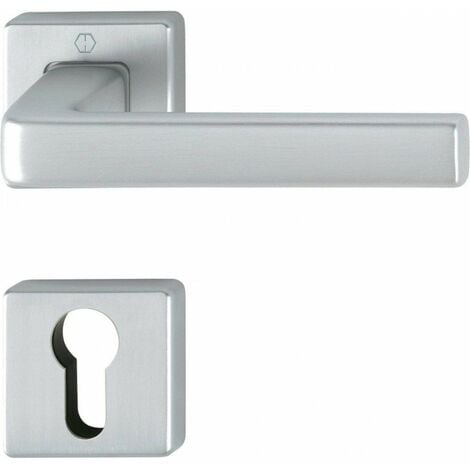 Poignee sur rosace dublin 1124-24k- 24ks f94 alu satine cle i
