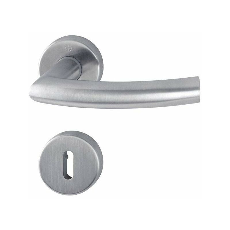 Finish - Poignee sur rosace trondheim f69 inox mat - e1430z-42k-42kscle l