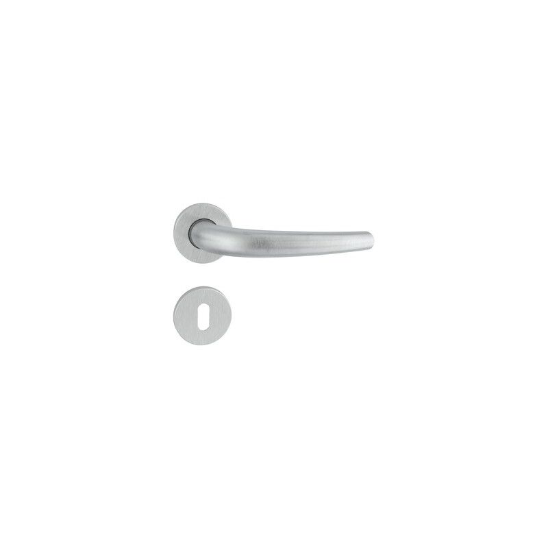 Poignée Torino Chrome Rosette Trou Brevet Zama Satin Chrome