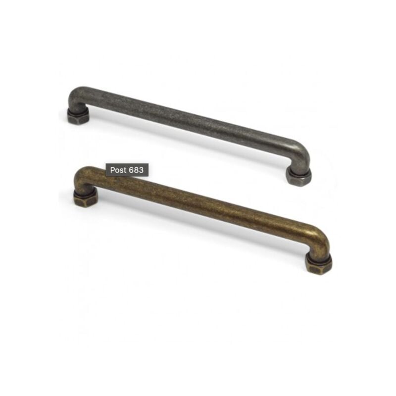 Poignée Tube 6201 - talla Bronze rustique. 212x14x34mm. Entraxe 192mm.