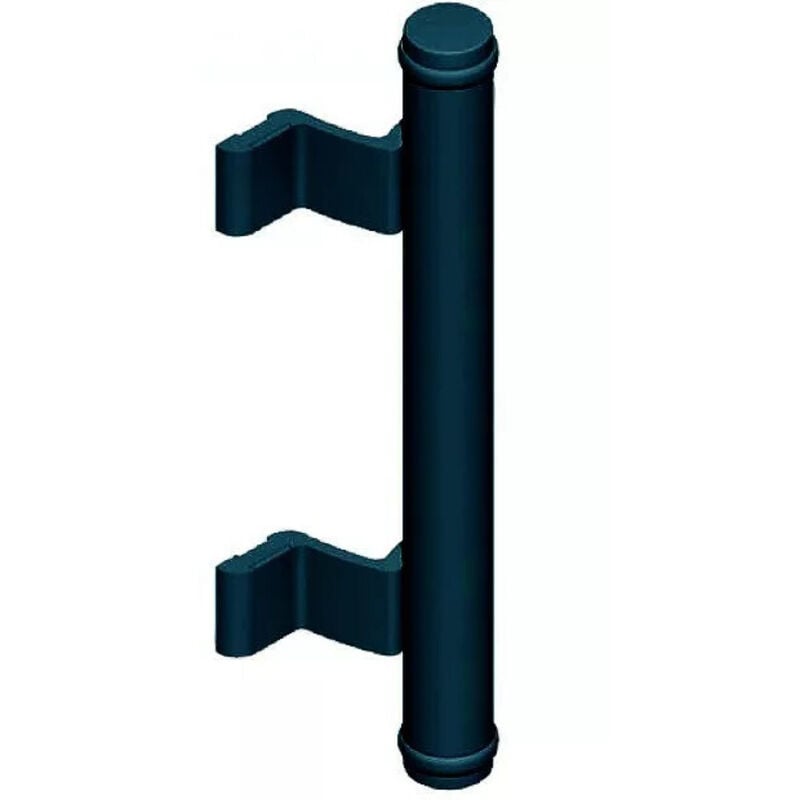 Poignée tubulaire type Diva XI/7320 en Ø 35 x 350 mm finition noir - LA CROISÉE DS