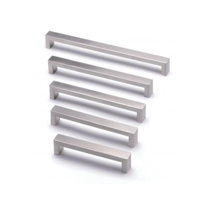 Poignée Unix 7501 - talla Inox brossé. 301x25x38mm. Entraxe 288mm.