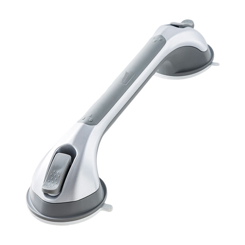 Poignée Ventouse pour Salle de Bain, 43 CM Barres d'appui de Douche Forte Prise pour Handicapés, Seniors, Blessés, Support jusqu'à 109 KG sans