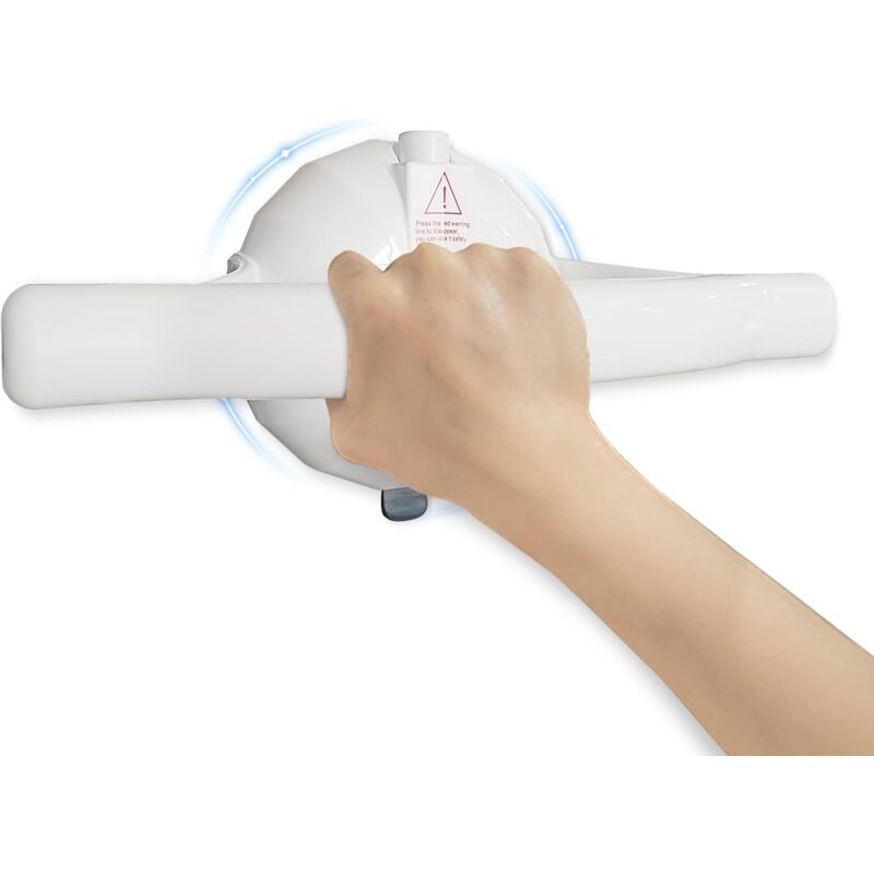 Poignée Ventouse pour Salle de Bain Barres d'appui de Douche Forte Prise pour handicapés, sécurité poignée de Douche Support jusqu'à 109 kg sans
