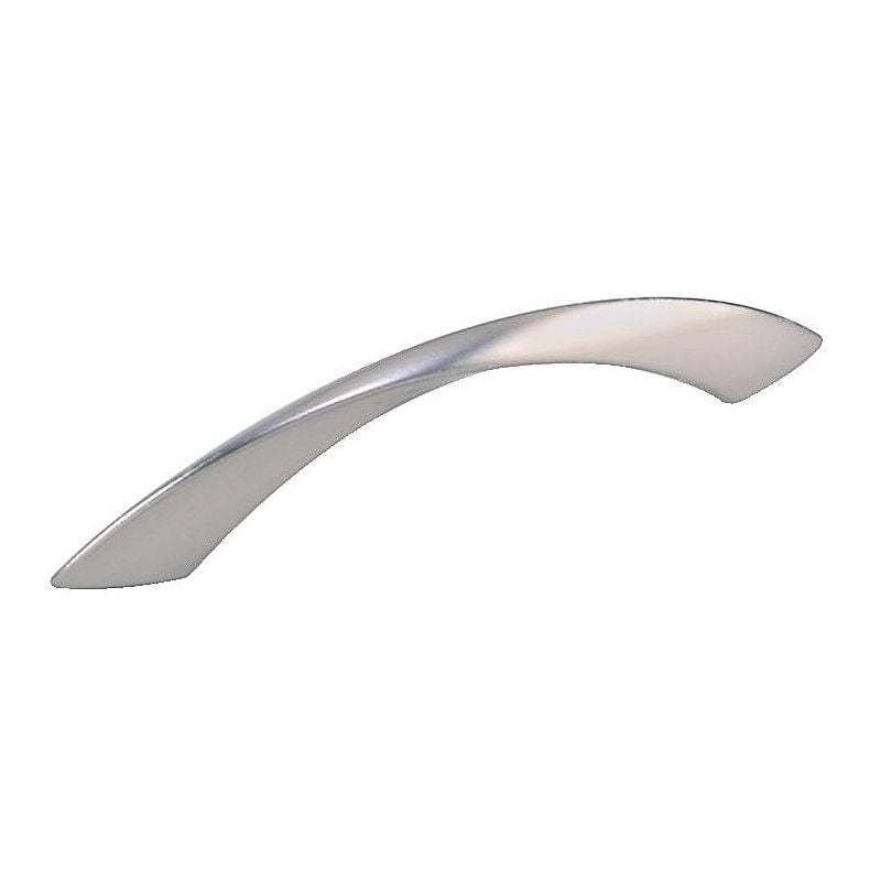 Poignée vrille zinc finition acier inox - longueur 151 mm entraxe 128 mm - Coria