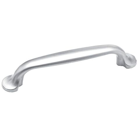 Poignée zamak finition chromé mat - longueur 126 mm entraxe 96 mm - 7032 - JUAN JOSE VERGES/ACDE