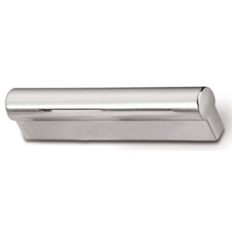 Poignée zamak longueur 81mm entraxe 64mm diamètre 12mm chromé brillant - ESTAMP - 7291400