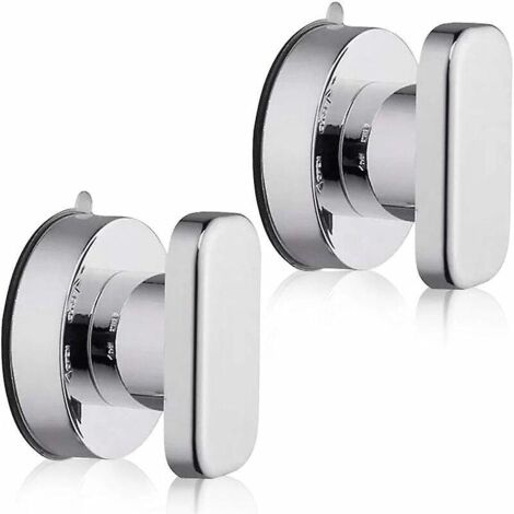 Poignées à ventouse portables pour portes, tiroirs, placards et réfrigérateurs - Lot de 2