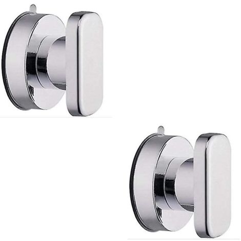 Poignées à ventouses amovibles et robustes pour portes en verre, compatibles avec les fenêtres de douche, de salle de bain et de toilettes extérieures - Idéales pour l'extérieur-AquaForge