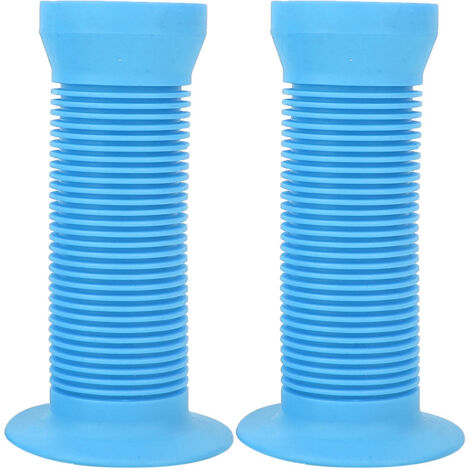 Poignées antidérapantes pour guidon de vélo et trottinette enfants - Bleu