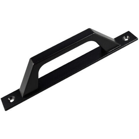 Poignées apparentes en alliage d'aluminium, poignées de portes coulissantes, poignées de balcon et de cuisine, petites poignées de portes et de fenêtres en bois noir.