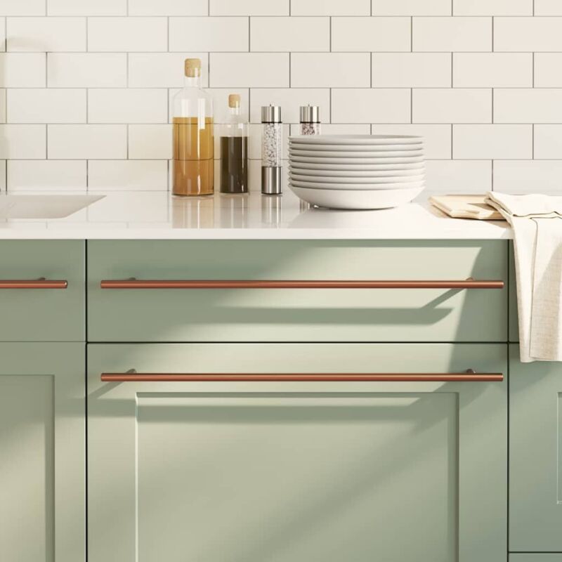 Vidaxl - Poignées d'armoire 20 pcs bronze 480 mm acier inoxydable