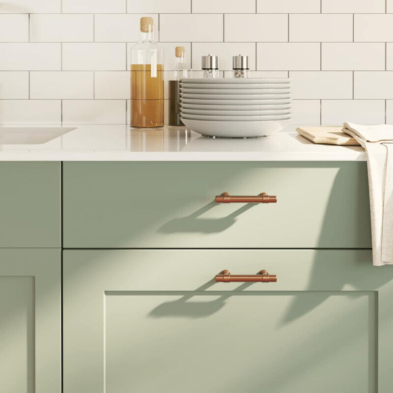 Vidaxl - Poignées d'armoire 10 pcs bronze 64 mm acier inoxydable