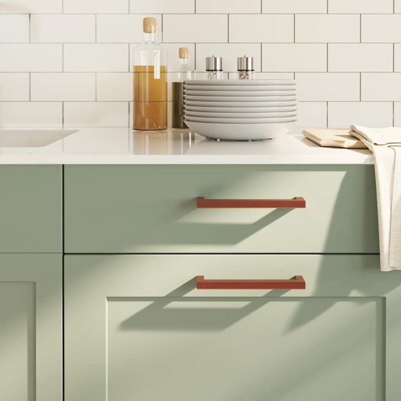 Vidaxl - Poignées d'armoire 10 pcs bronze 160 mm acier inoxydable