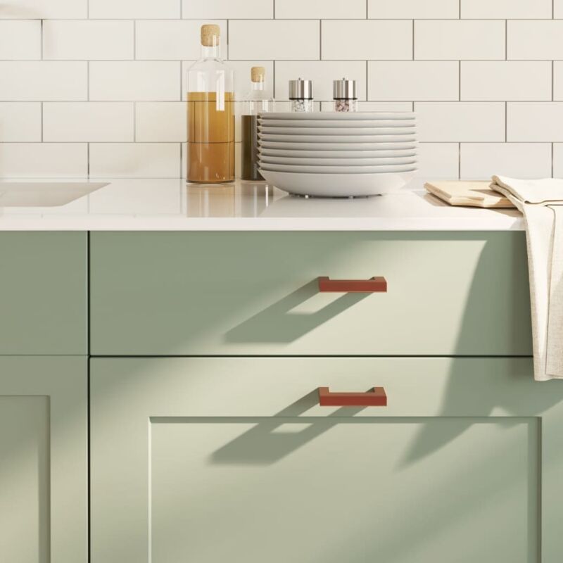 Vidaxl - Poignées d'armoire 20 pcs bronze 64 mm acier inoxydable