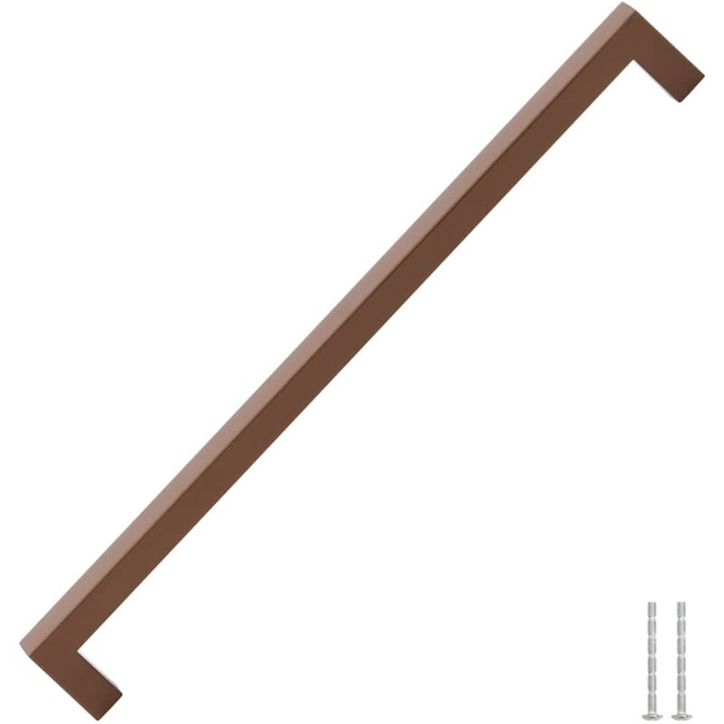 Vidaxl - Poignées d'armoire 5 pcs bronze 320 mm acier inoxydable