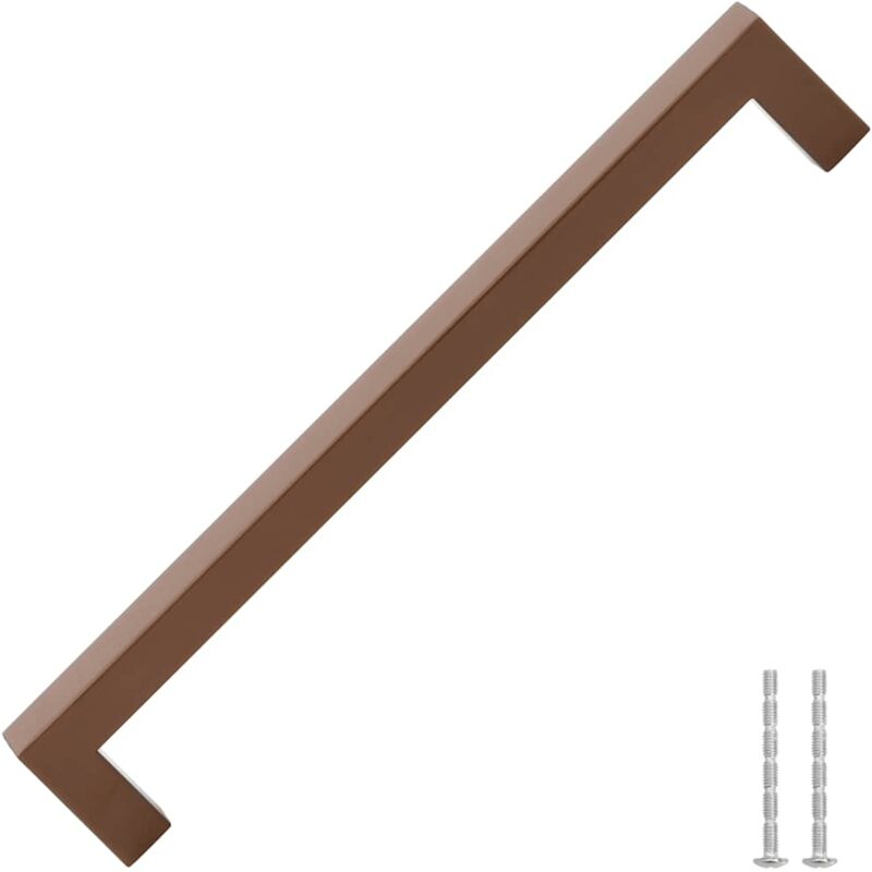 Vidaxl - Poignées d'armoire 5 pcs bronze 224 mm acier inoxydable