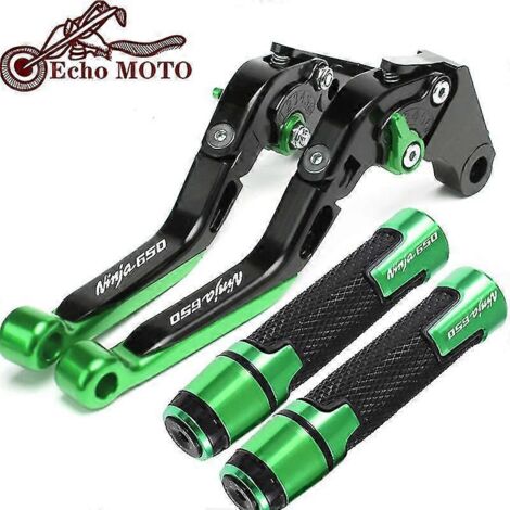 Poignées de frein et d'embrayage extensibles et réglables pour moto Kawasaki Ninja 650 ABS Ninja650 KRT Edition 2018-2022--Y
