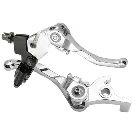Poignées de frein pliantes 7/8" pour guidon - Leviers d'embrayage modifiés pour motocross et dirt bike