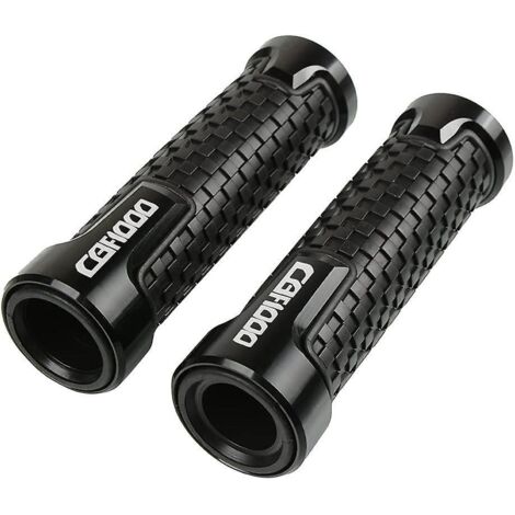 Poignées de guidon pour Cbf1000 (2006-2013) - 22 mm (7/8") - Accessoires moto (vert) - Noir