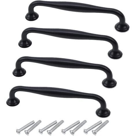 Poignées de meubles, poignées d'armoires, boutons de tiroirs, poignées de portes de cuisine, poignées d'armoires en acier inoxydable