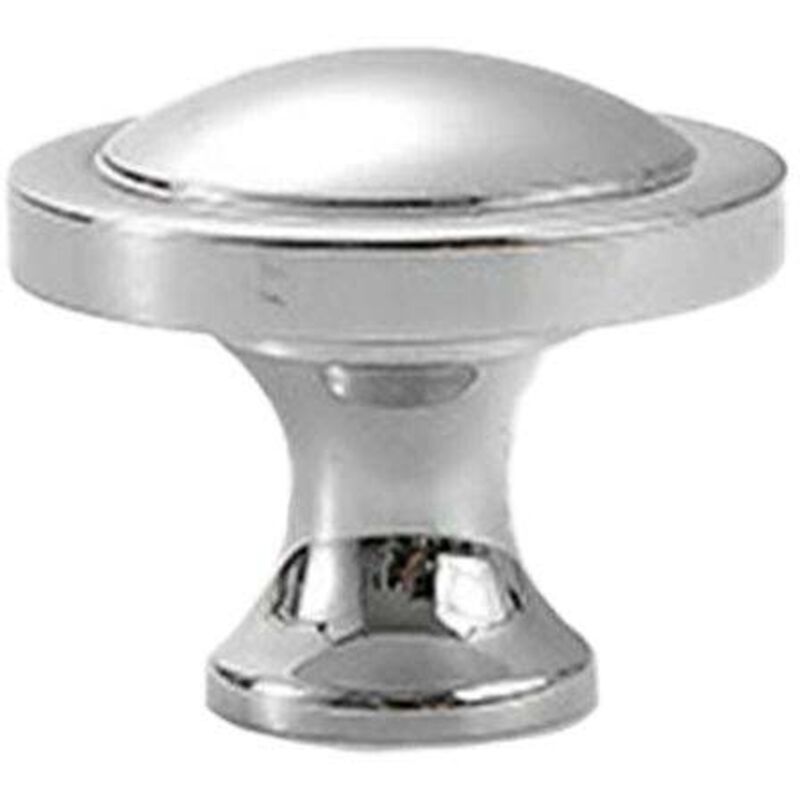 Poignées de placard légères et luxueuses, 2 tailles, simples, à un trou, pour tiroir ou meuble, argentées - 32 mm