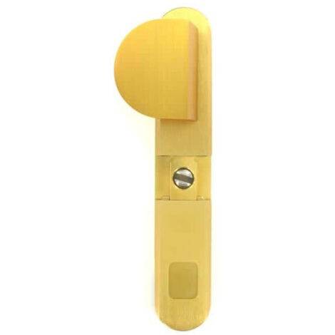 Poignées de porte à tirage BLINDOMAG – Protection anti-vandalisme – Système de clé magnétique – Entraxe 195 mm – Pastille en acier trempé – Disec