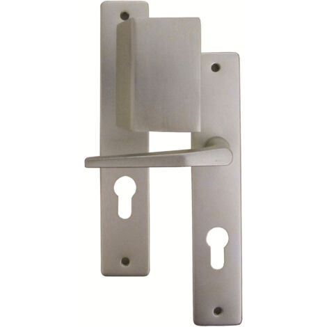 Poignées de Porte Aluminium Champagne CHAINEY B BEAUTY - Entraxe 195 mm