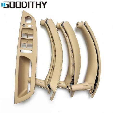 Poignées de porte intérieures de remplacement en cuir pour BMW X5 X6 E70 E71 (2007-2013) - Couleurs disponibles