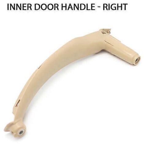 Poignées de porte intérieures gauche/droite pour BMW X5 X6 E70 E71 E72 (2008-2013) - Cache de poignée de panneau de porte  Poignées de porte intérieures  - Beige droit