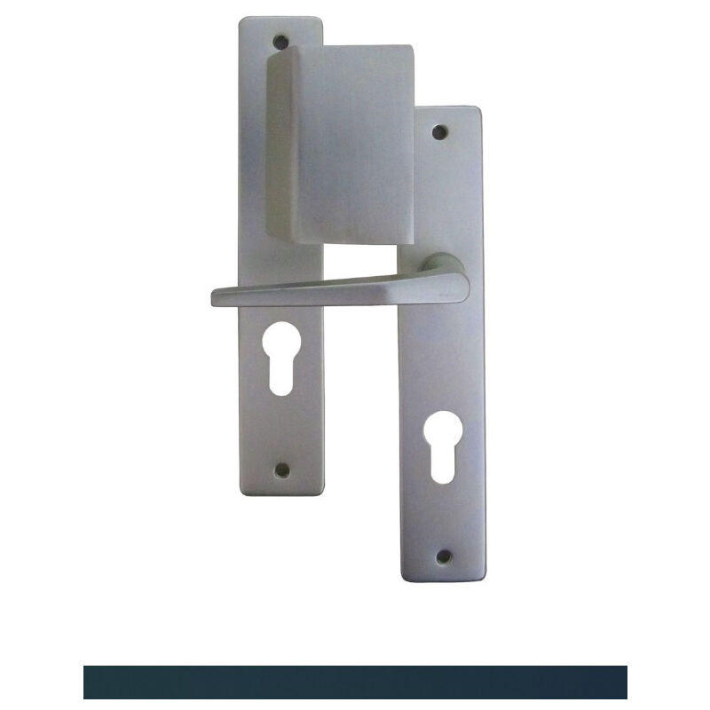 Poignées de Porte Palière Aluminium Argent - b beauty