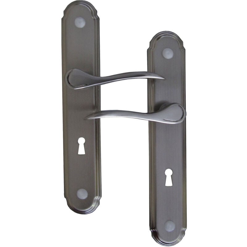 Poignées de porte trou clé Roméo - mr bricolage