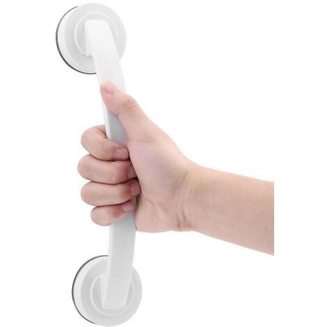 Poignées de sécurité antidérapantes à ventouses pour salles de bains et douches, 20 cm