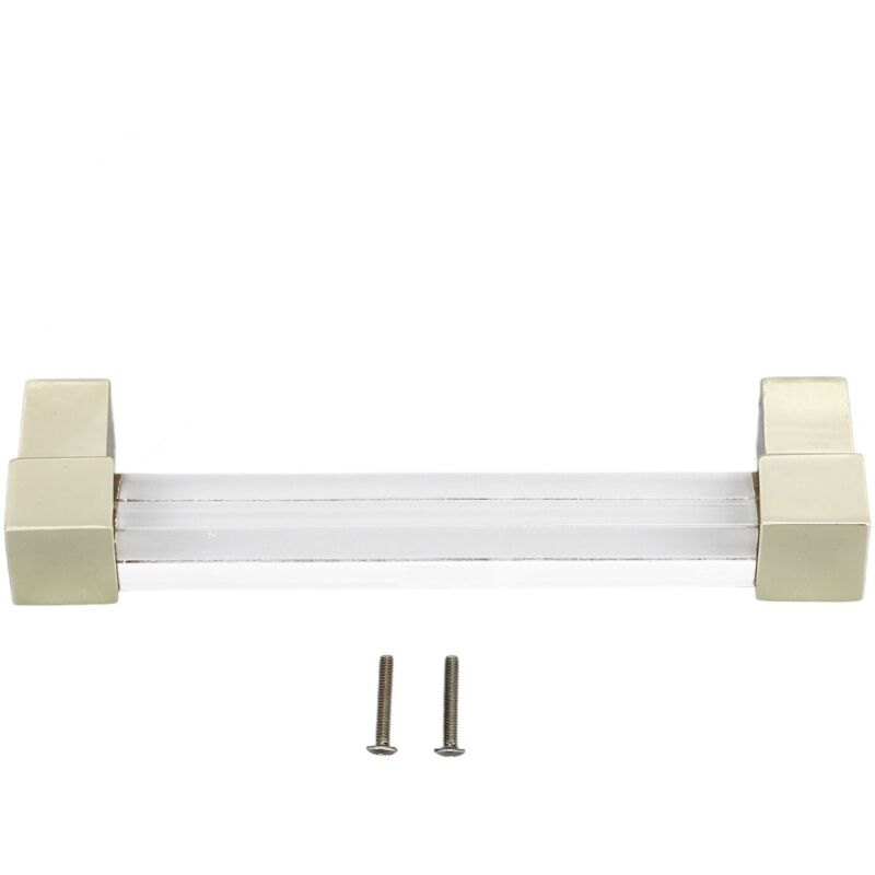 Poignées de Tiroir en Cristal, Poignées de Tiroir en Acrylique Poignées de Tiroir en Cristal à un Trou pour Armoires de Cuisine Accessoires de