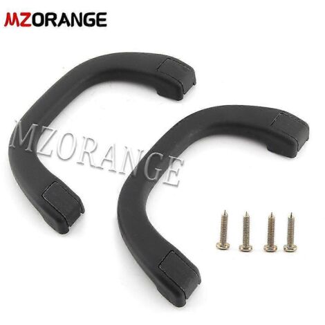 Poignées de toit pour montant A (gauche et droite) pour Mitsubishi Pajero, Shogun, Montero V31, V32, V33, V73 et V77 (1991-2006) - Accessoires de style automobile - 1 paire (noir)