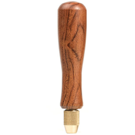 Poignées en bois de rose avec pince de 3,6 mm pour râpe à bois, kit d'accessoires pour outil de meulage manuel
