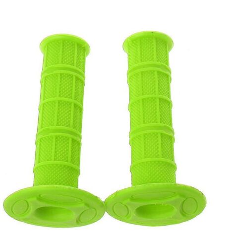 Poignées universelles en caoutchouc antidérapant pour guidon vélo, grip confortable et repose-mains ergonomique.